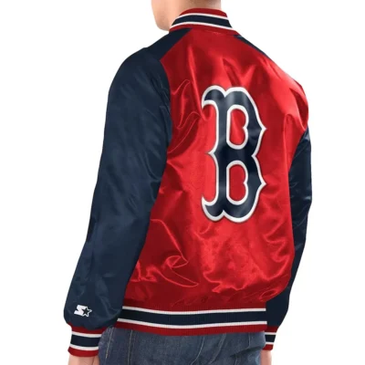 red-navy-boston-red-sox-renegade-varsity-satin-jacket