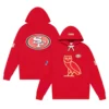 san-francisco-49ers-ovo-scarlet-fleece-hoodie