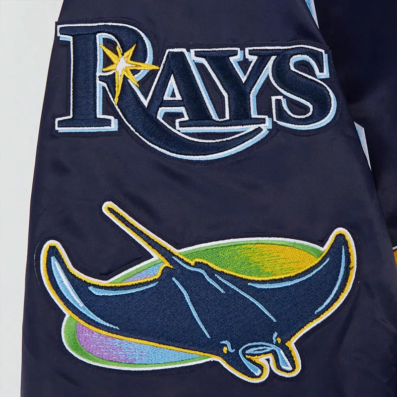 tampa-bay-rays-mashup-classic-rib-navy-bomber-satin-jacket