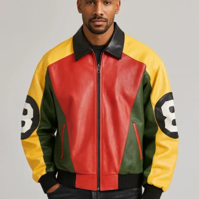 8-Ball Leather Jacket Patrick Warburton