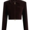 Adina Velvet Zipper Jacket