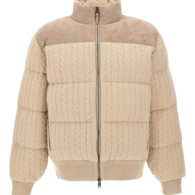 Alpine Knit Suede Jacket