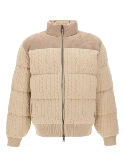 Alpine Knit Suede Jacket