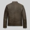 Authentic Jack Reacher Tom Cruise Brown Leather Jacket