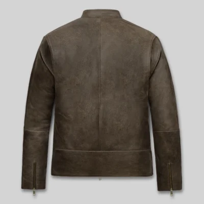 Authentic Jack Reacher Tom Cruise Brown Leather Jacket