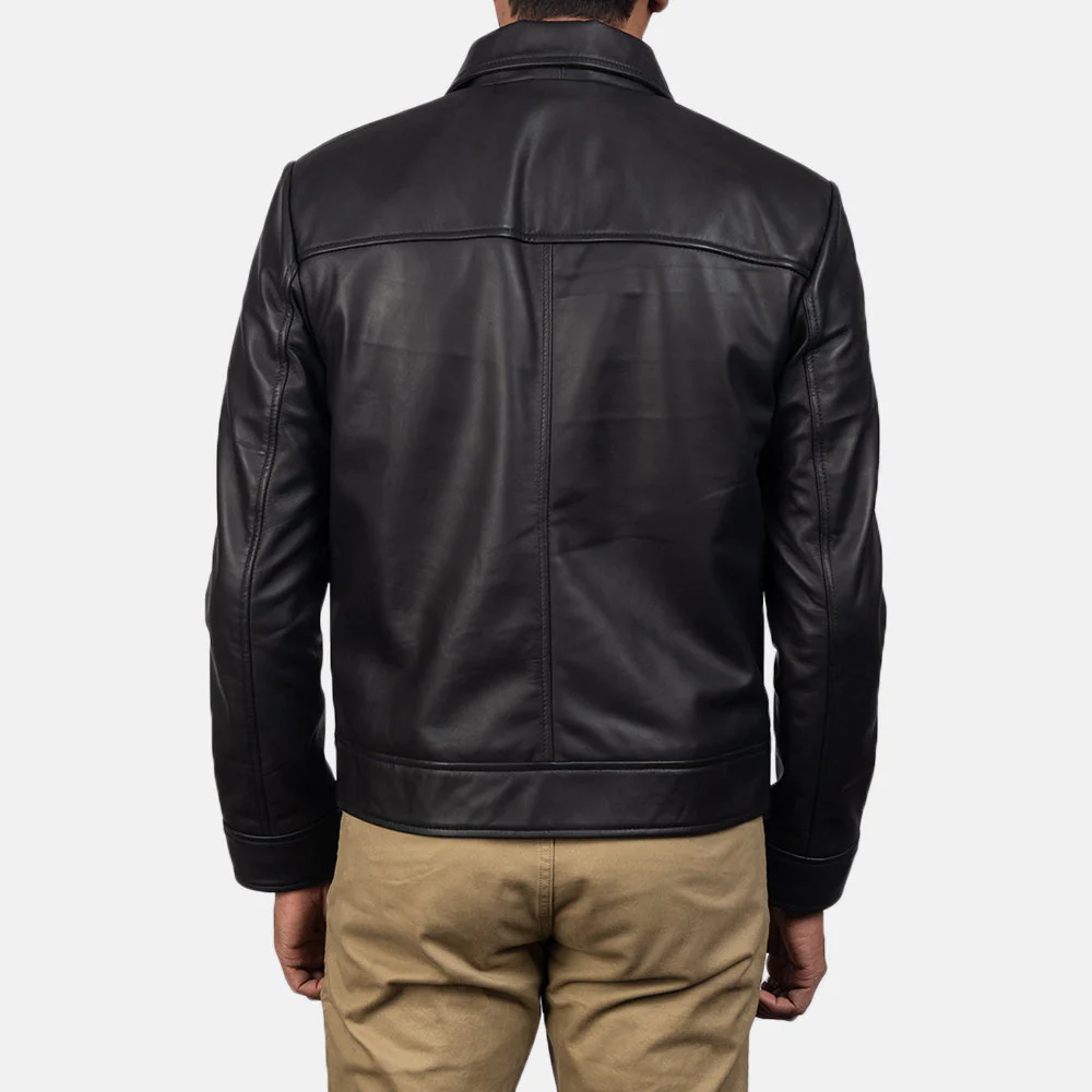 Black Inferno Leather Jacket