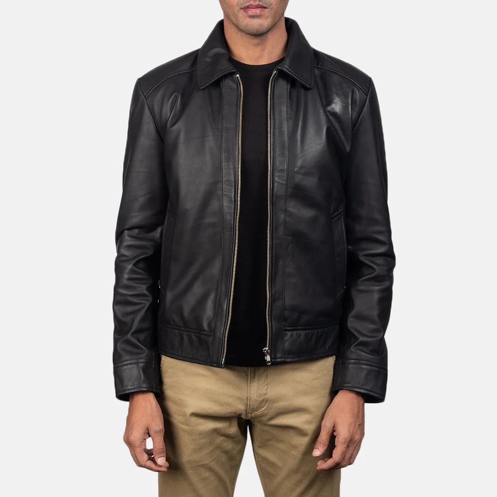 Black Inferno Leather Jacket