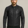 Captain America Endgame Cinematic Leather Jacket Front View
