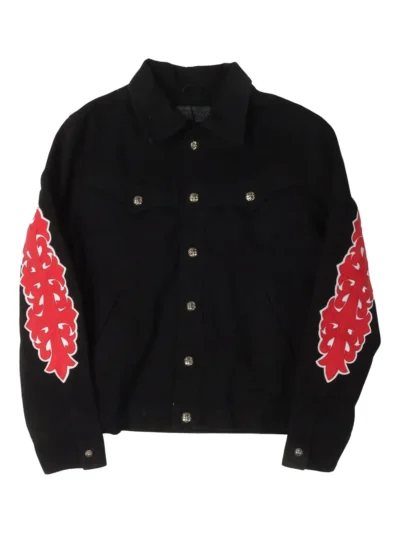 Chrome Hearts Signature Black Denim Jacket