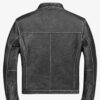 Classic Casual Leather Biker Jacket for Men
