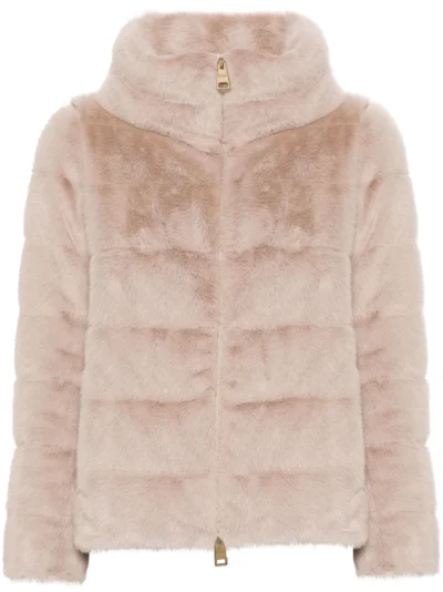 CloudSoft Faux-Fur Zip Closure Jacket