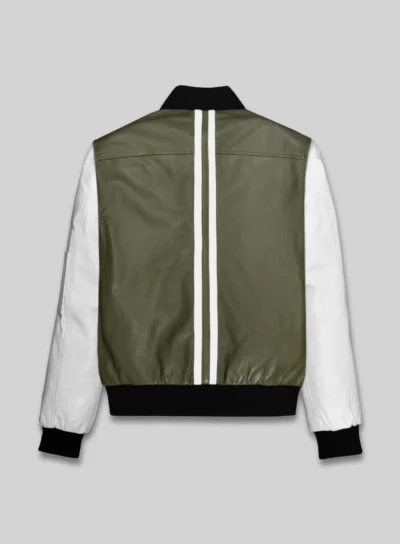 Coach Varsity Leather Jacket back
