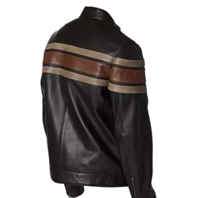 Dale Timeless Striped Leather Jacket