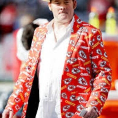 David-Koechner-Kansas-City-Chiefs-Red-Printed-Blazer