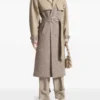 Double-Breasted Carina Trench Coat