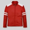Fight Club Cult Classic Red Leather Jacket