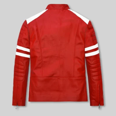Fight Club Cult Classic Red Leather Jacket