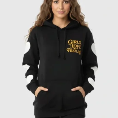 Girls Love Hustlers Graphic Hoodie