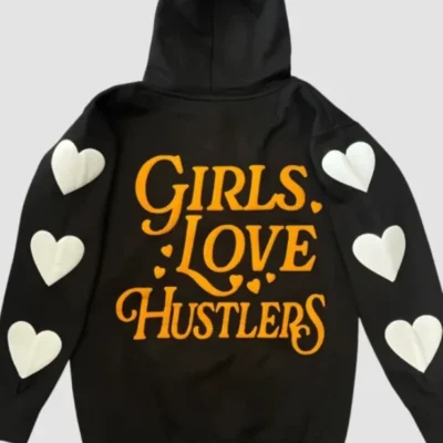 Girls Love Hustlers Graphic Hoodie