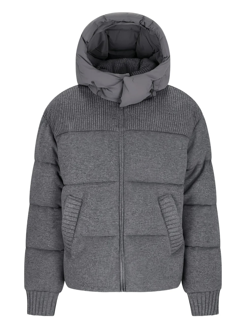 Grey Griffen Hooded Padded Jacket
