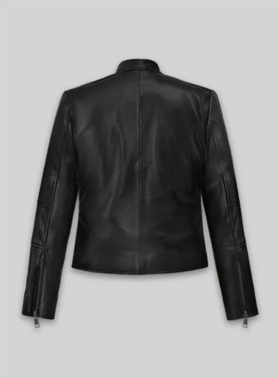 Hollywood Action Carrie-Anne Moss Leather Jacket