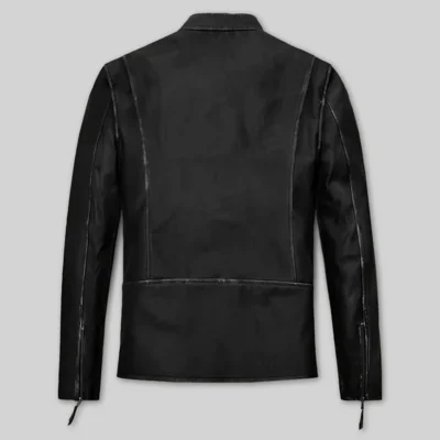 Iconic Bradley Cooper Burnt Leather Jacket for Men