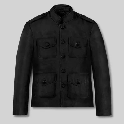 Iconic Jim Morrison Classic Leather Jacket