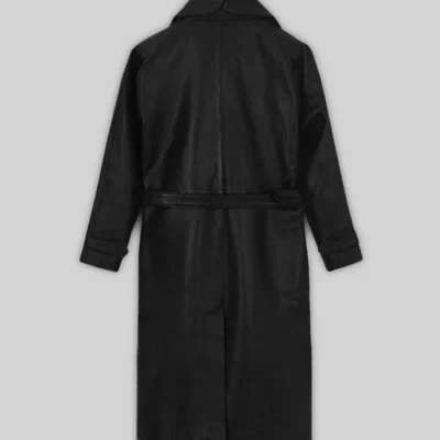 Katherine Waterston Movie Leather Coat