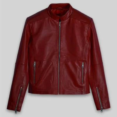 Kaya Scodelario Resident Evil Leather Jacket