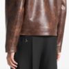 Laurent Brown Vintage Leather Jacket