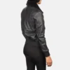 Leather Bomber Jacket Stella G-1 Black