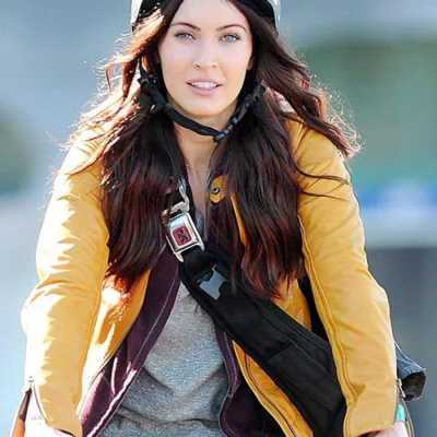 Megan Fox Inspired April O’Neil Leather Jacket