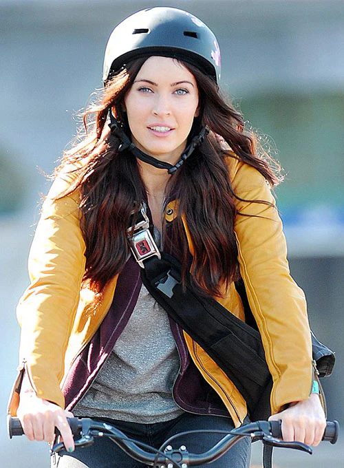 Megan Fox Inspired April O’Neil Leather Jacket