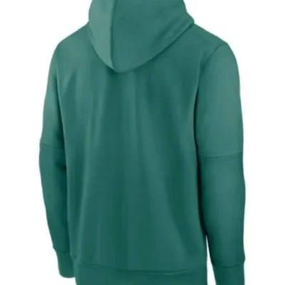 Men's 2025 Boston Red Sox Nike Green Hoodie back