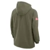 Men’s Nike Oregon Ducks 2024 Tactical Olive Hooded Jacket