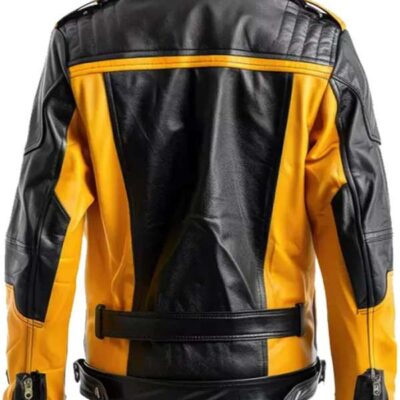 Men’s Retro Cafe Racer Leather Jacket
