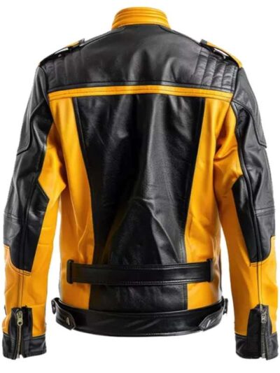 Men’s Retro Cafe Racer Leather Jacket