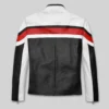 Men’s Striped Rocker Leather Jacket