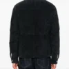 Midnight Edge Flap-Pockets Suede Jacket