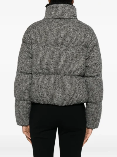 Nova Grey Zip-Up Bomber Jacket