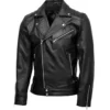 Nova Men’s Quilted Biker Leather Jacket
