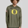 Oregon Ducks 2025 Salute Military Long Sleeve Hoodie