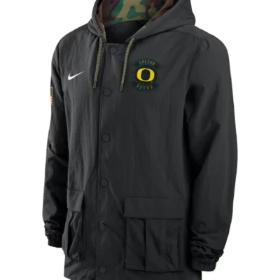 Oregon Ducks NCAA Salute Military Jacket
