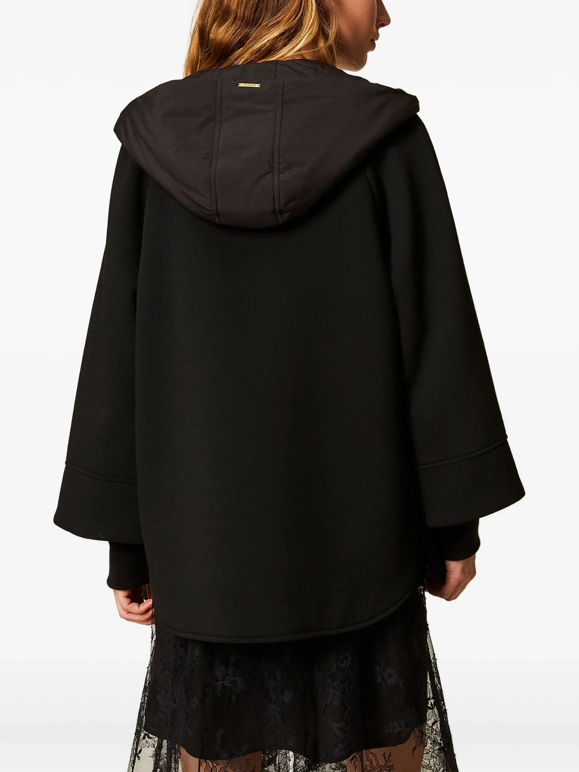 PolarEdge Black Hooded Quilted Jacket