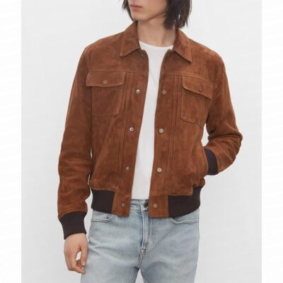 Randall Park Young Rock Suede Jacket front