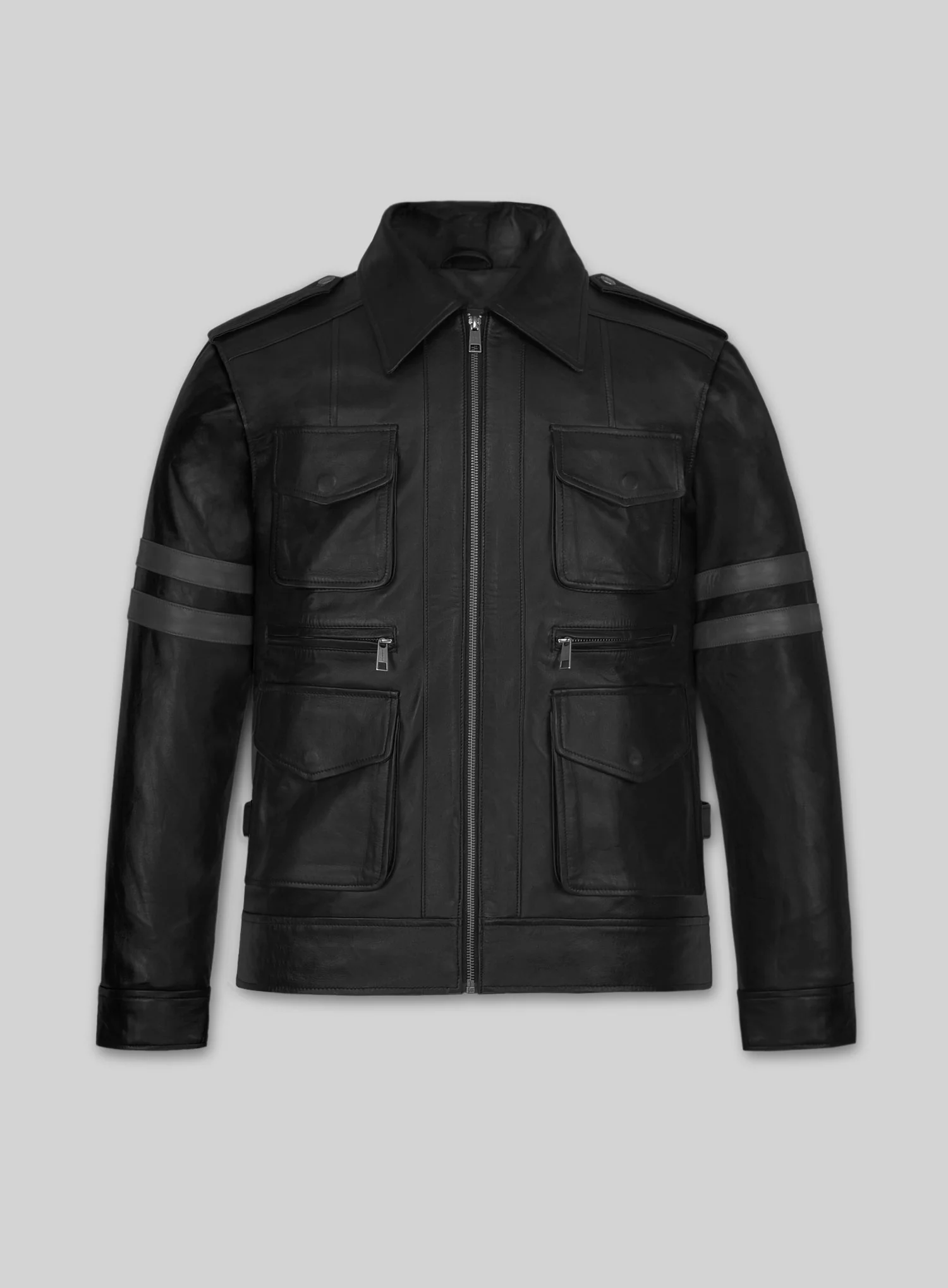 Resident Evil Leon Kennedy Classic Leather Jacket