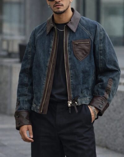 Rogue City Denim & Leather Jacket