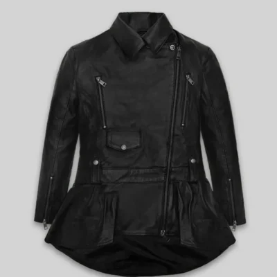 Star-Style Demi Lovato Leather Jacket
