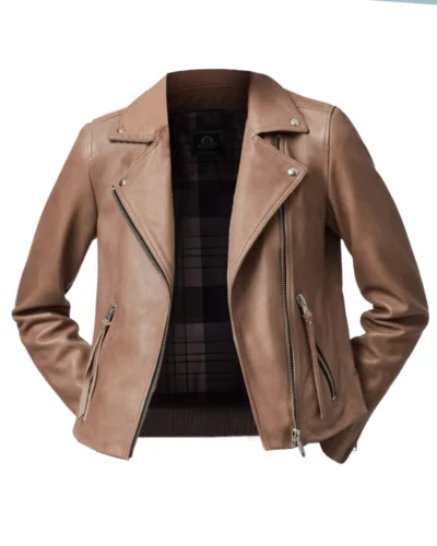 Stylish Emily Leather Biker Jacket for Women