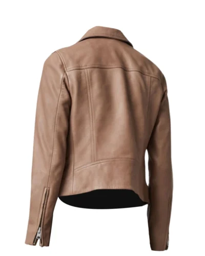 Stylish Emily Leather Biker Jacket for Women